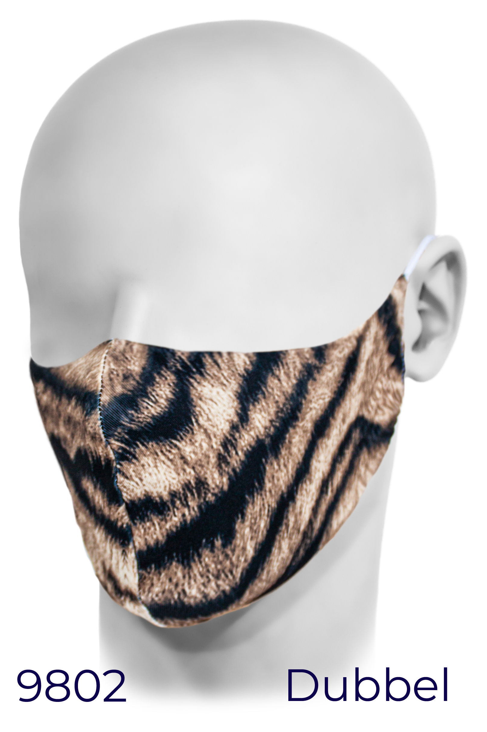 Munskydd/Ansikts-mask, lagerdesign, tvättbar, dubbla lager - Bild 13