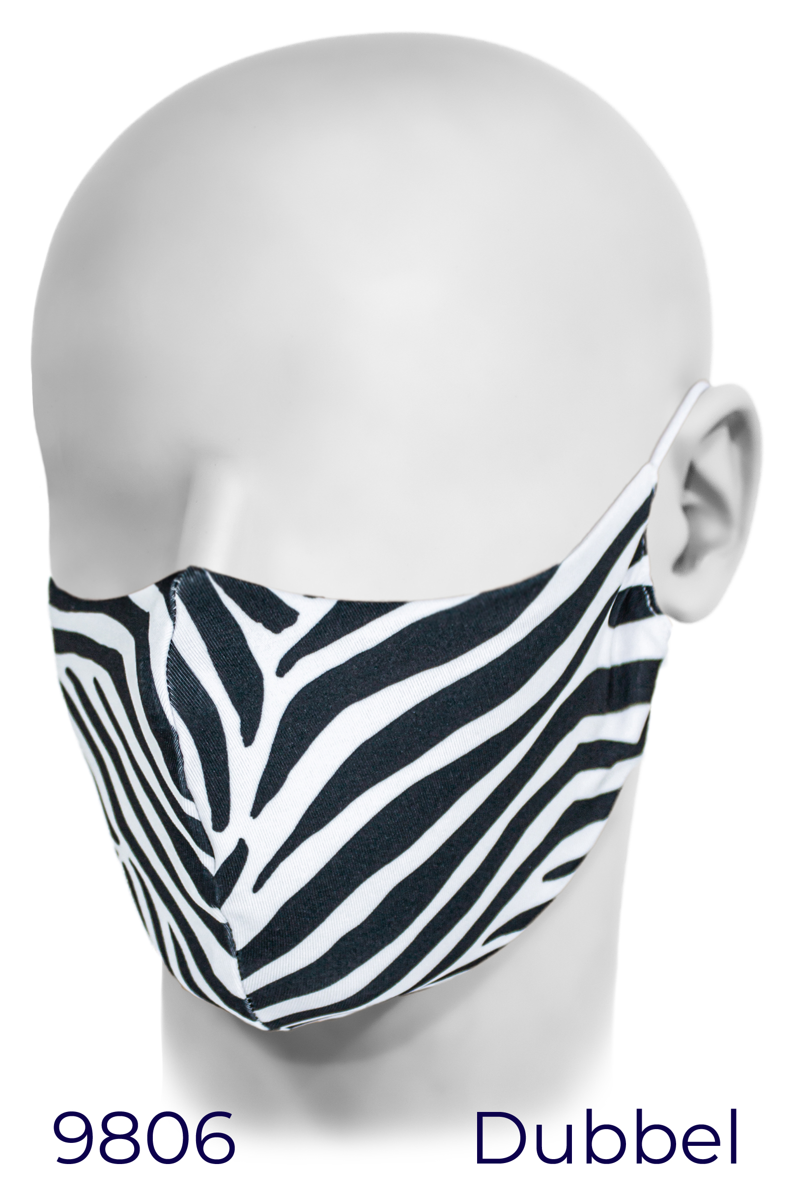Munskydd/Ansikts-mask, lagerdesign, tvättbar, dubbla lager - Bild 9